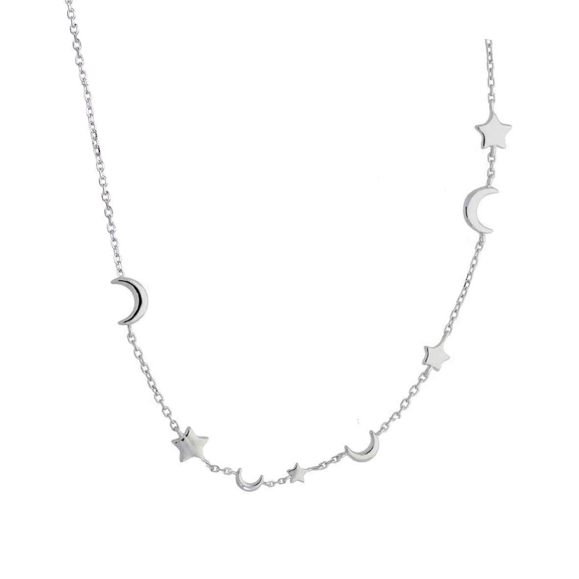 Stars and Moon Necklace