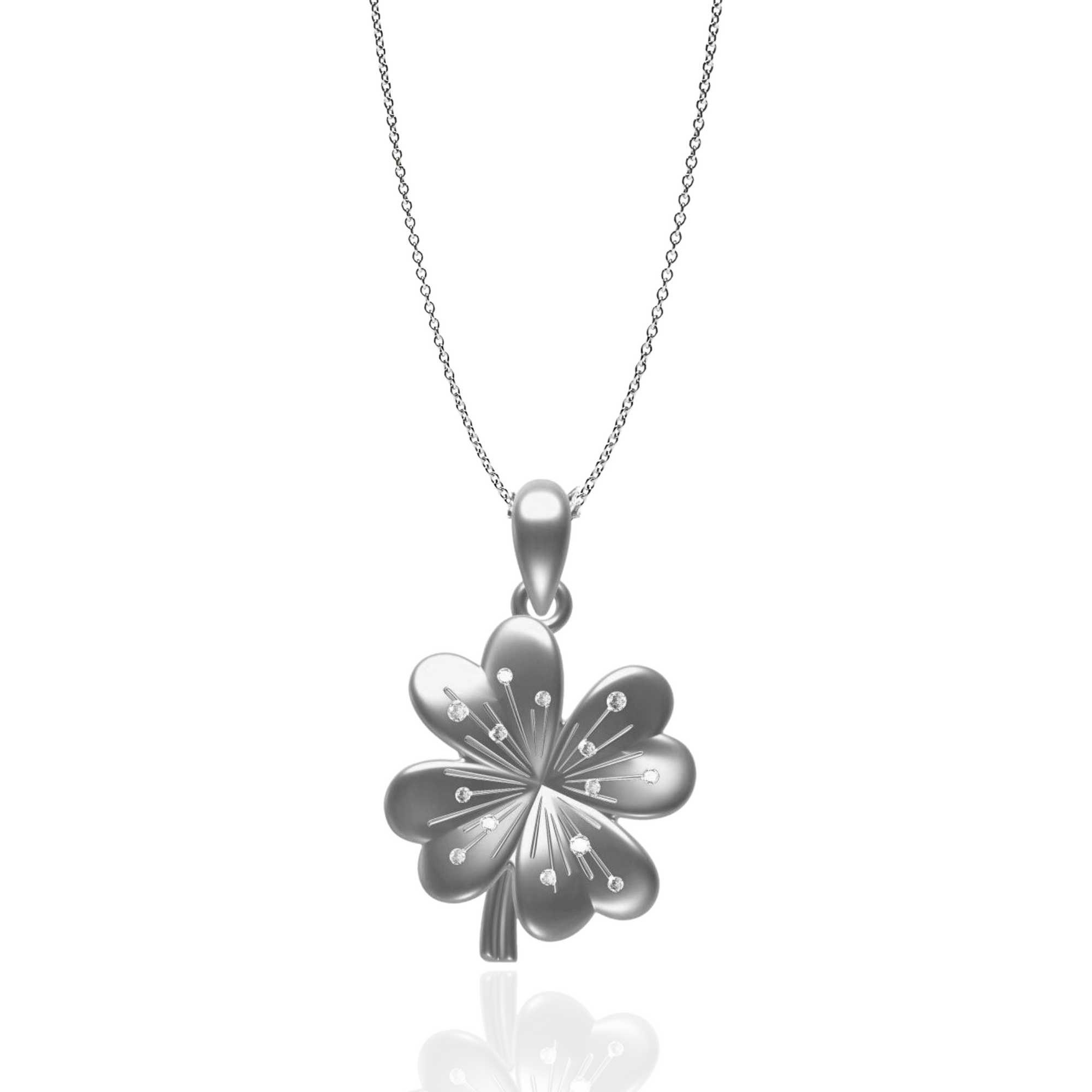 Lucky Four-Leaf Clover Necklace