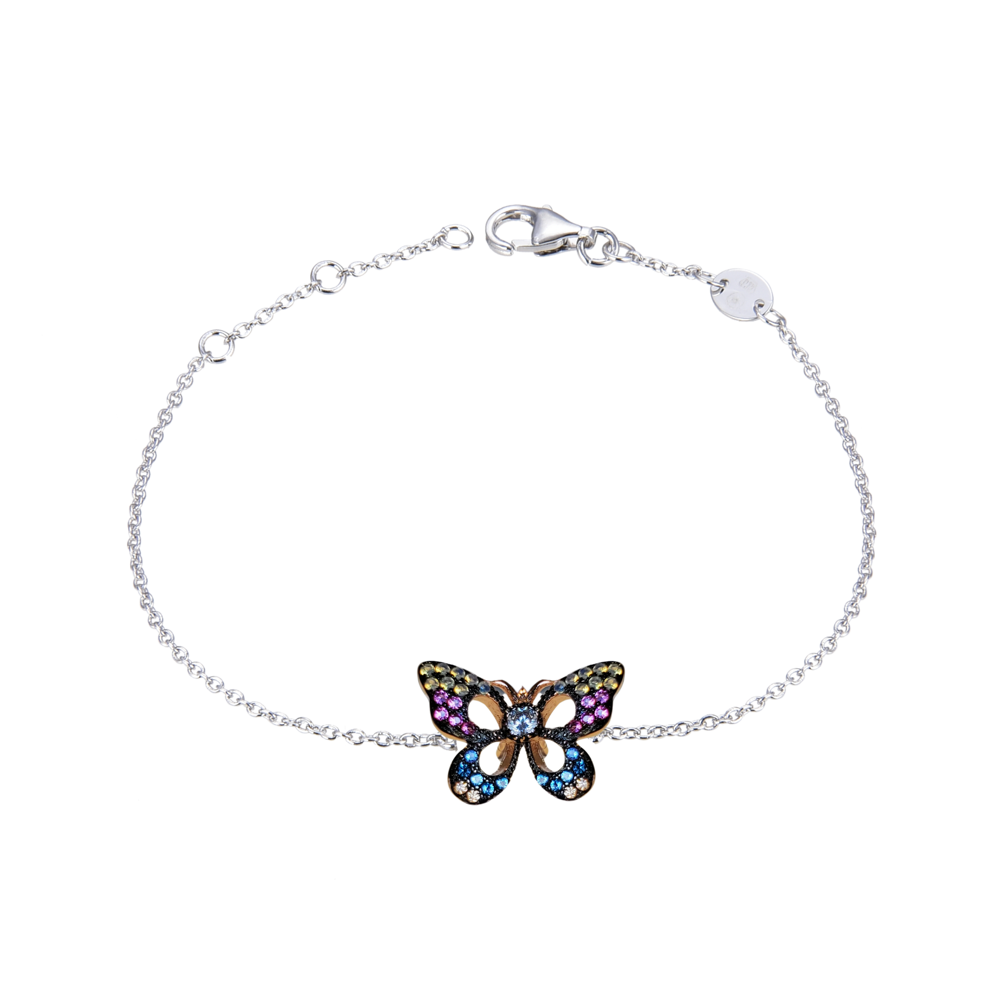 Multicolor Butterfly Bracelet