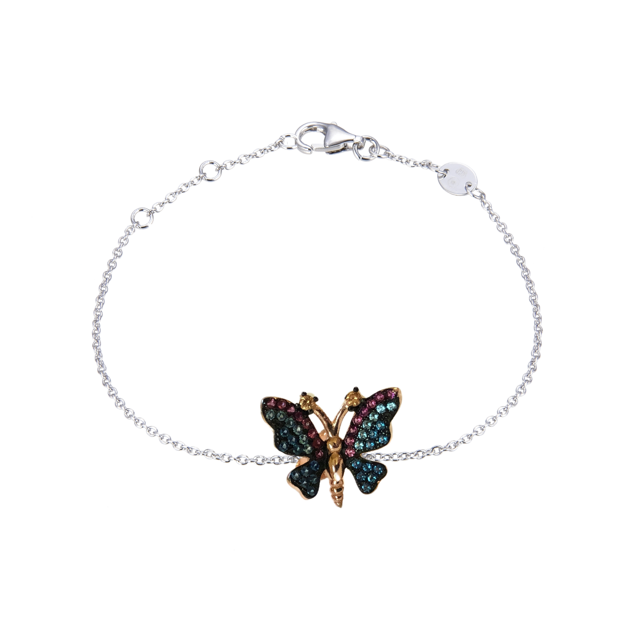 Multicolor Butterfly Bracelet