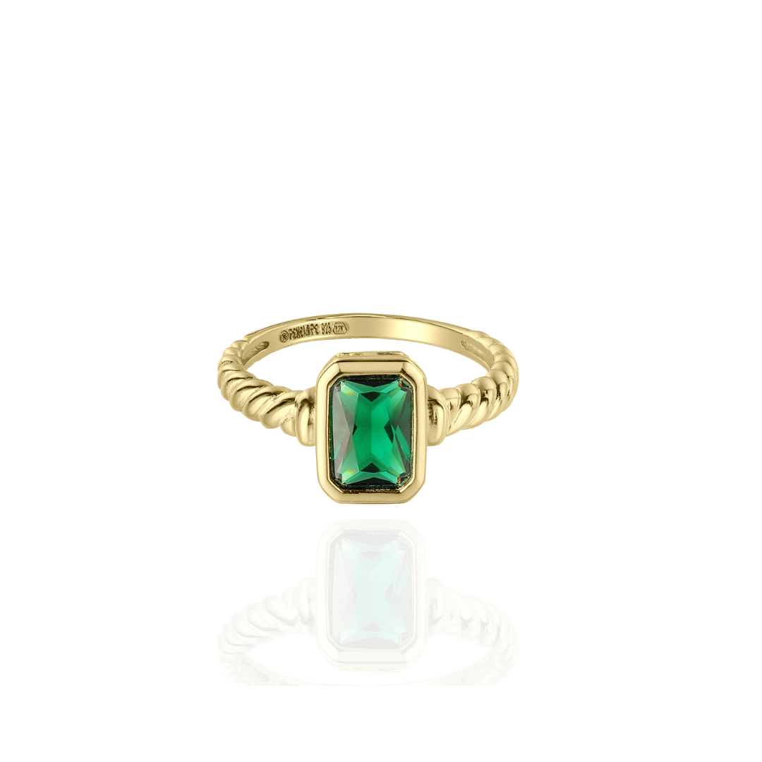 Novella Green Ring