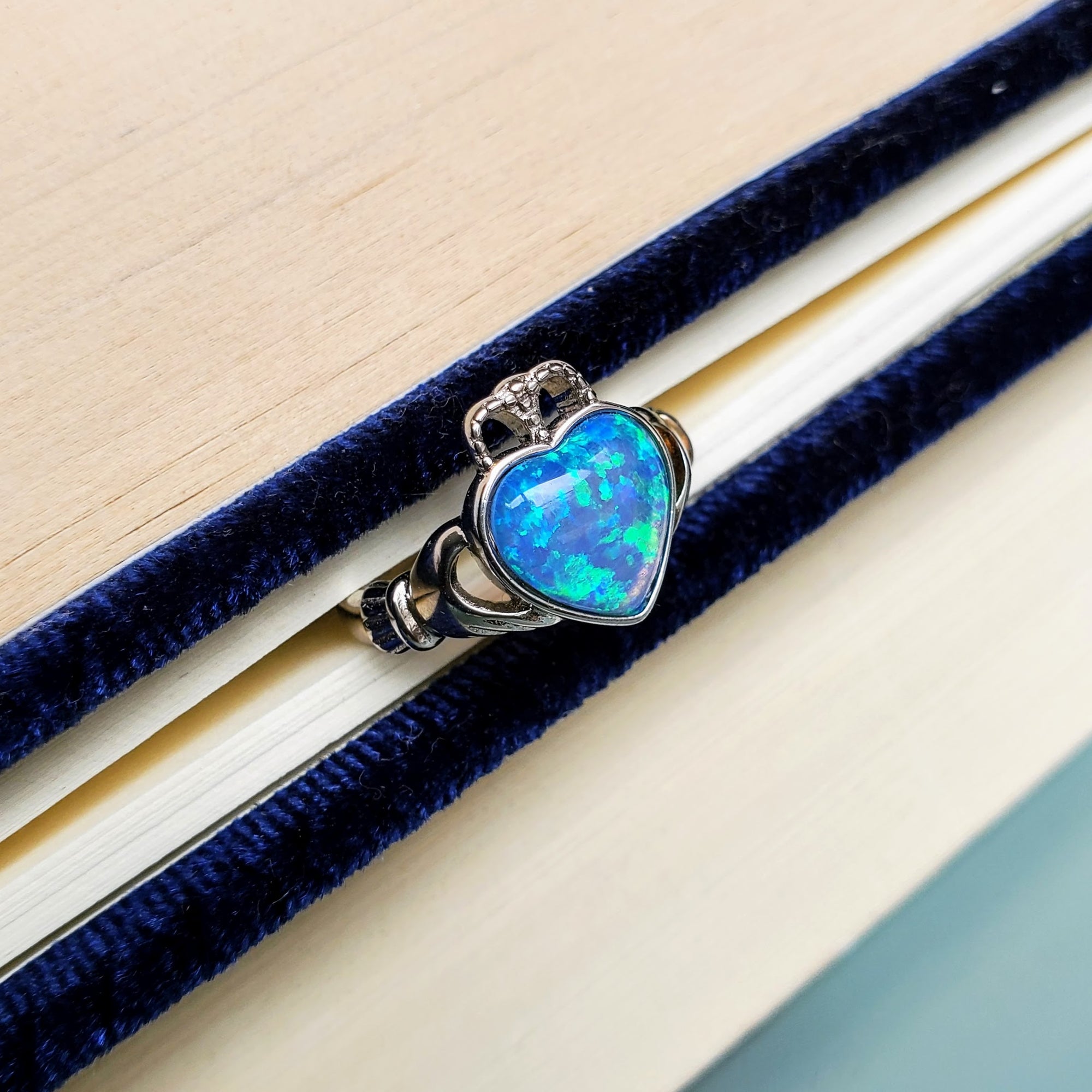 The Blue Heart Ring