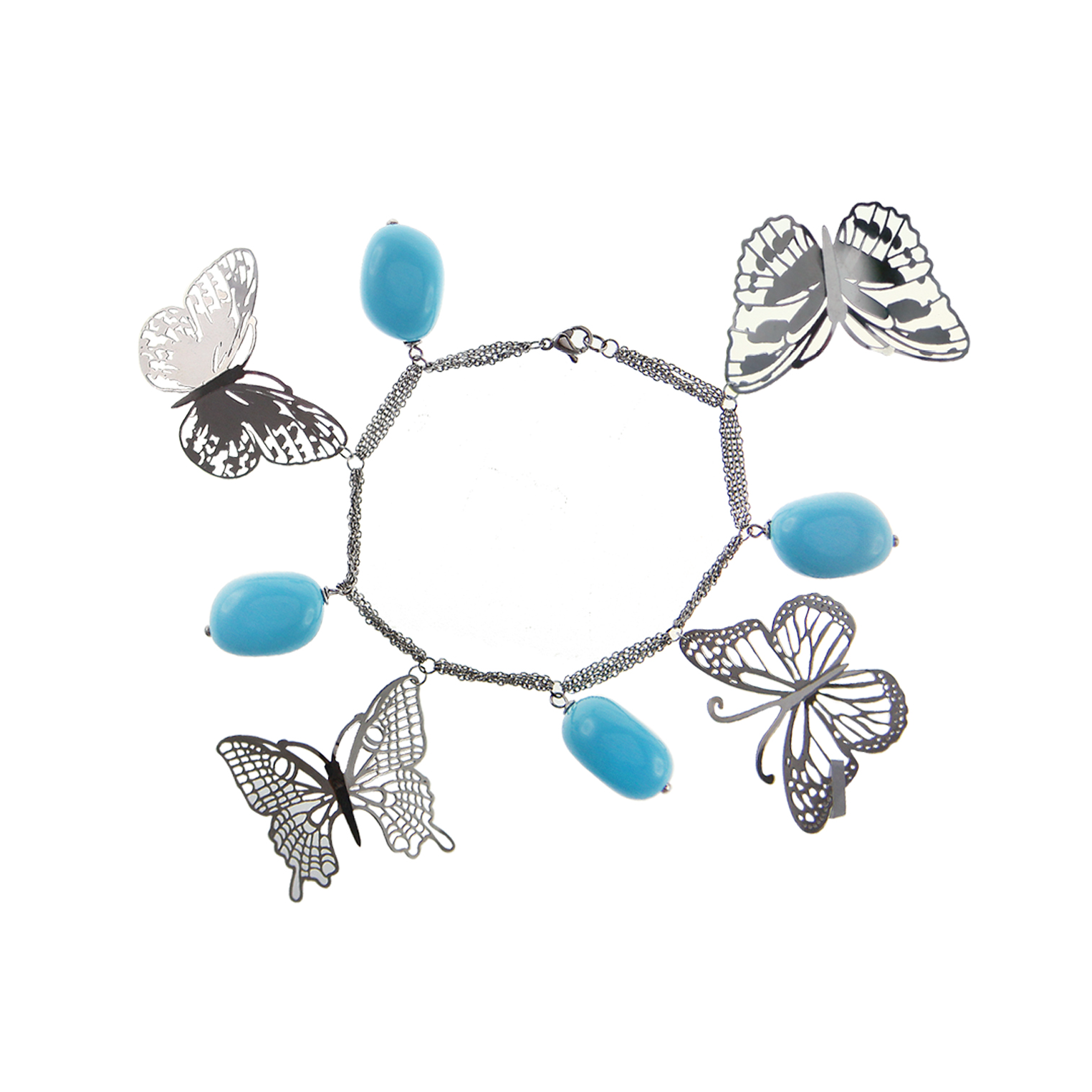 Turquoise Butterfly Bracelet
