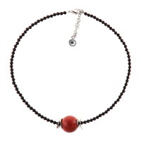 Onix & Coral Necklace